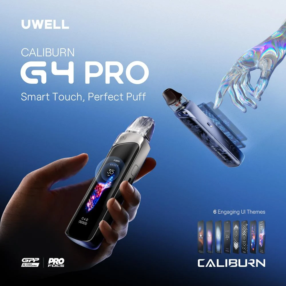 Uwell Caliburn G4 Pro 註油主機|全觸控螢幕・1800mAh電池・35W輸出:圖片 2